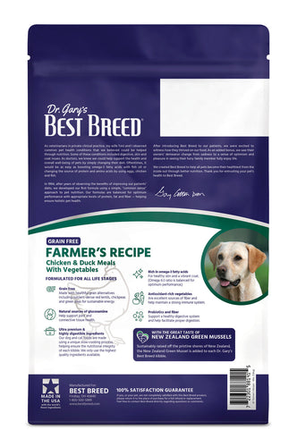 Dr. Gary's Best Breed Grain Free Farmer's Recipe