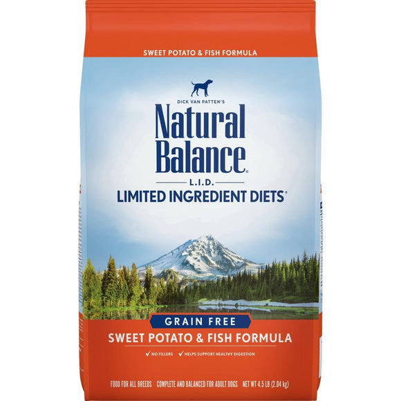 Natural Balance L.I.D. Limited Ingredient Diets Sweet Potato and Fish Adult Dry Dog Food