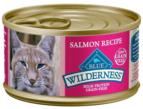 Blue Buffalo Wilderness Salmon Recipe Canned Cat Food