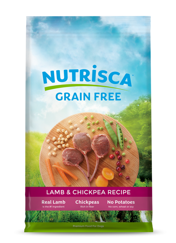 NUTRISCA Grain Free Lamb and Chickpea Recipe Dry Dog Food