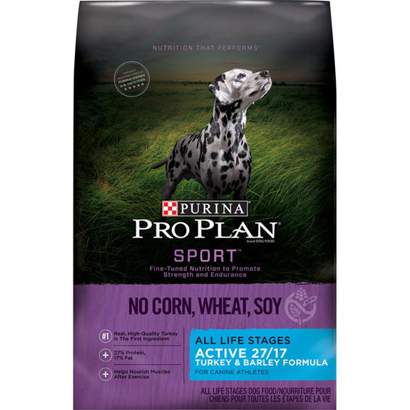 Purina Pro Plan Sport All Life Stages 27/17 Turkey & Barley Formula Dry Dog Food