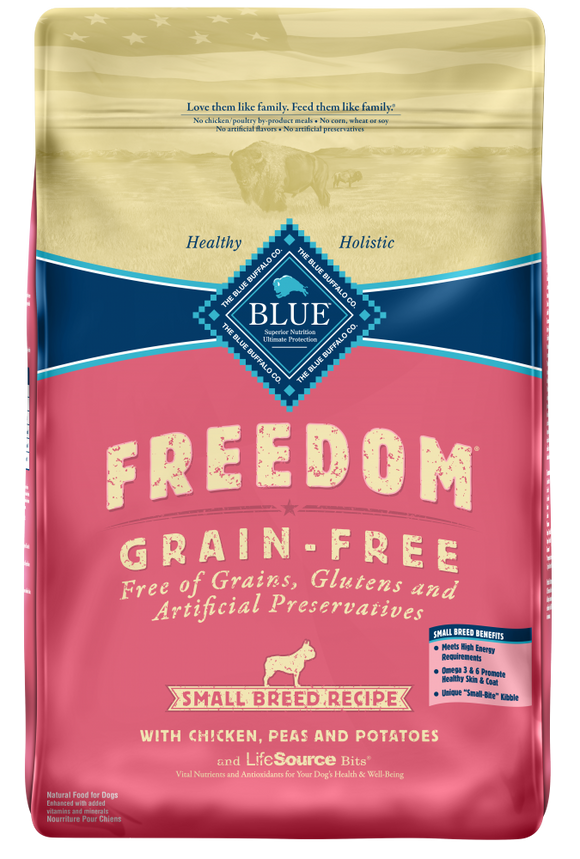 Blue Buffalo Freedom Grain Free Chicken Recipe Small Breed Adult Dry Dog Food