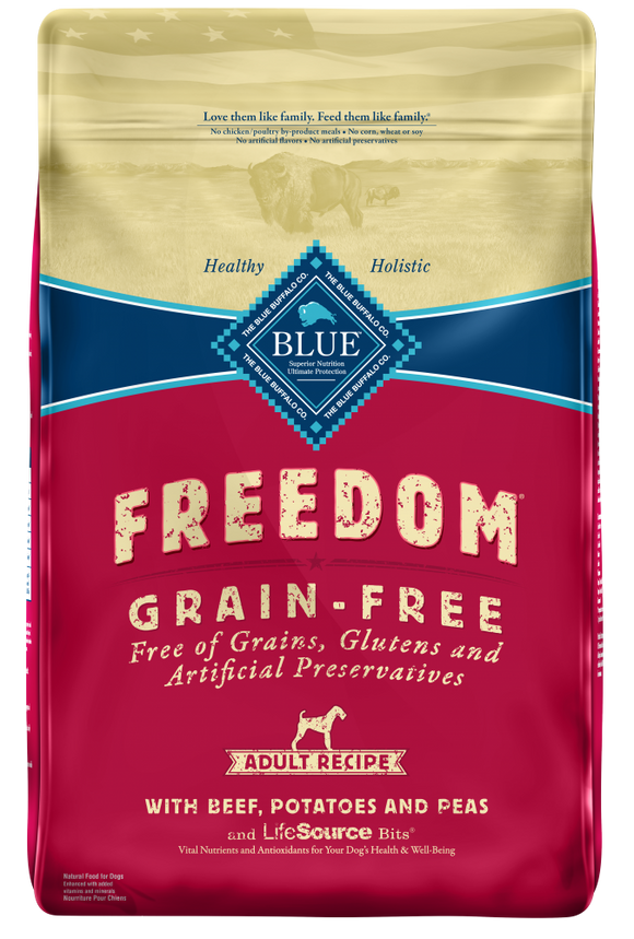 Blue Buffalo Freedom Grain-Free Adult Beef Recipe Dry Dog Food