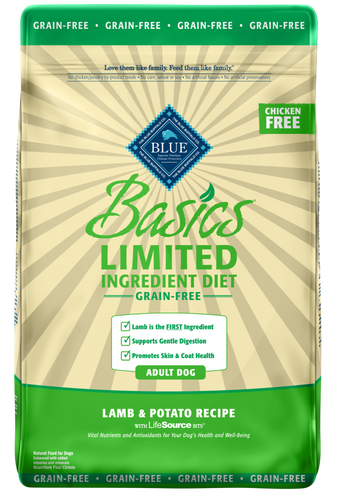 Blue Buffalo Basics Grain Free Adult Lamb & Potato Recipe Dry Dog Food