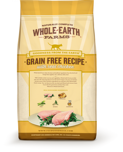 Whole Earth Farms Grain Free Real Chicken Recipe Dry Cat Food