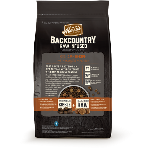 Merrick Backcountry Adult Grain Free Big Game Recipe Dry Dog Food