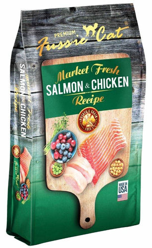 Fussie Cat Market Fresh Grain Free Salmon & Chicken Recipe Dry Cat Food