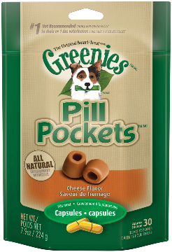 Greenies Pill Pockets Canine Cheese Flavor Dog Treats