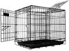 Dream Crate Pro Black Two Door 24x18x20 Dog Crate