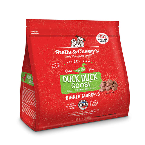 Stella & Chewy's Duck Duck Goose Frozen Raw Dinner Morsels (4-lb)
