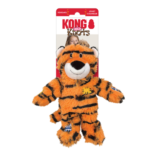 KONG Wild Knots Tiger Dog Toy