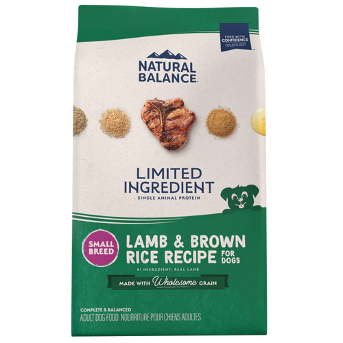 Natural Balance Limited Ingredient Diet Lamb & Brown Rice Small Breed Recipe Dry Dog Food (4.5 lb)