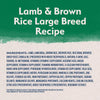 Natural Balance Limited Ingredient Lamb & Brown Rice Large Breed Recipe Dry Dog Food
