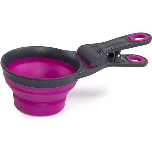 Dexas Collapsible Klipscoop Fuchsia