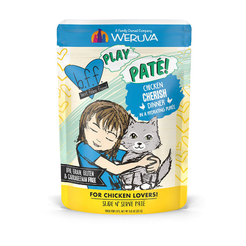 Weruva BFF PLAY Paté Chicken Cherish Dinner in a Hydrating Purée Cat Food