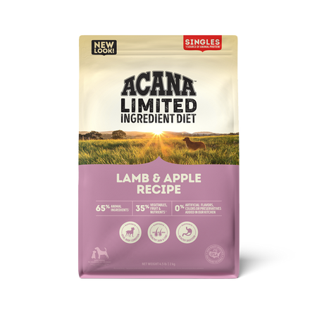ACANA Singles Limited Ingredient Lamb & Apple Recipe Dry Dog Food (22.5 Lb)