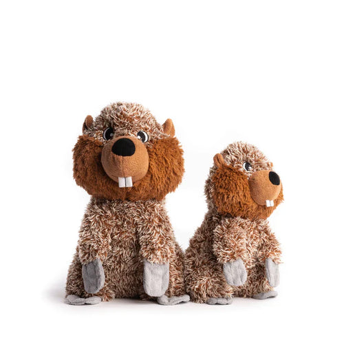 Fabdog Fluffy Beaver Dog Toy (Large)