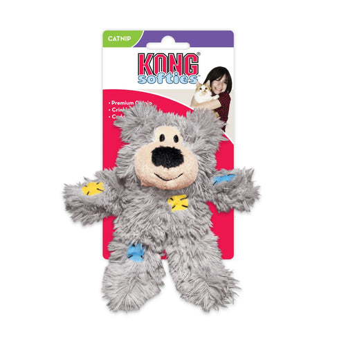 Kong Softies Patchwork Bear (One size, Assorted)