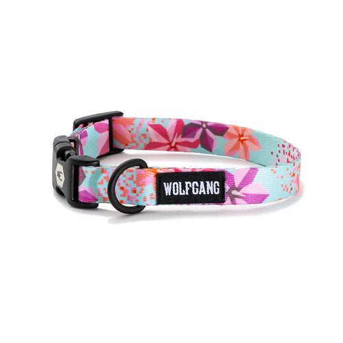 Wolfgang DigiFloral Dog Collar (Medium (1-inch Width 12-18-inch Length))