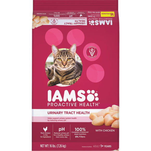 Iams Proactive Health Urinary Tract Formula 16 Lb. Chicken Flavor Adult Cat Food