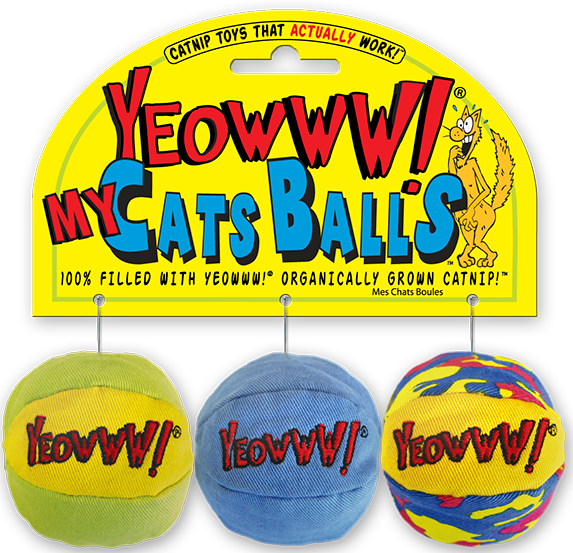 Yeowww! MY CATS BALLS