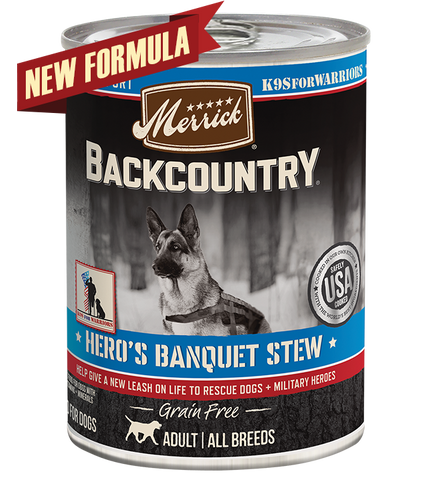 Merrick Backcountry Grain Free Hero's Banquet Stew (12.7 oz)