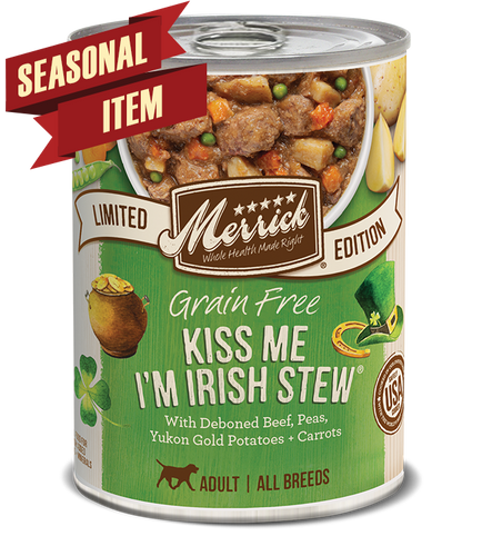 Merrick  Grain Free Kiss Me I'm Irish Stew Seasonal Recipe (12.70 oz)