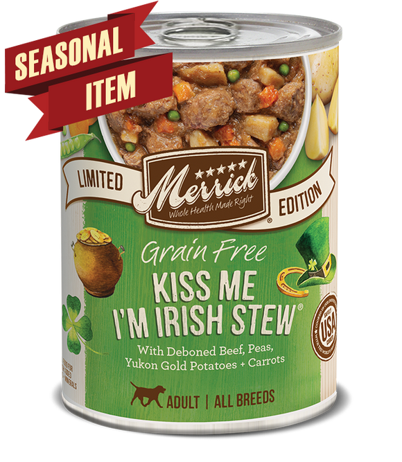 Merrick  Grain Free Kiss Me I'm Irish Stew Seasonal Recipe (12.70 oz)