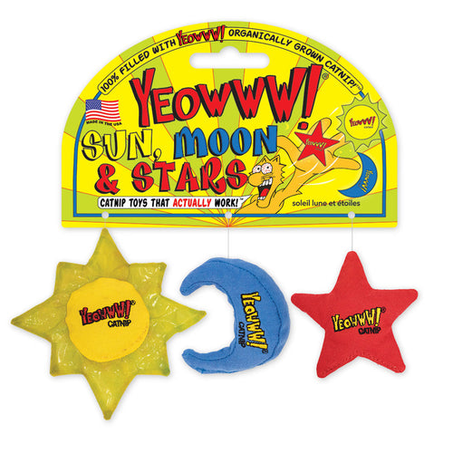 Yeowww! Sun, Moon & Stars Catnip Cat Toy