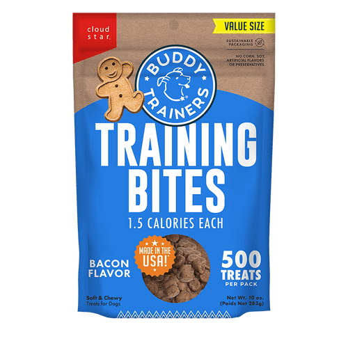 Buddy Biscuits Buddy Trainers Training Bites Bacon Flavor Dog Treats