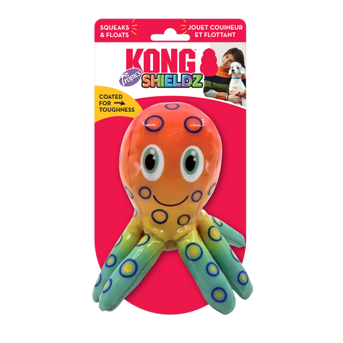 KONG Shieldz Tropics Octopus Dog Toy