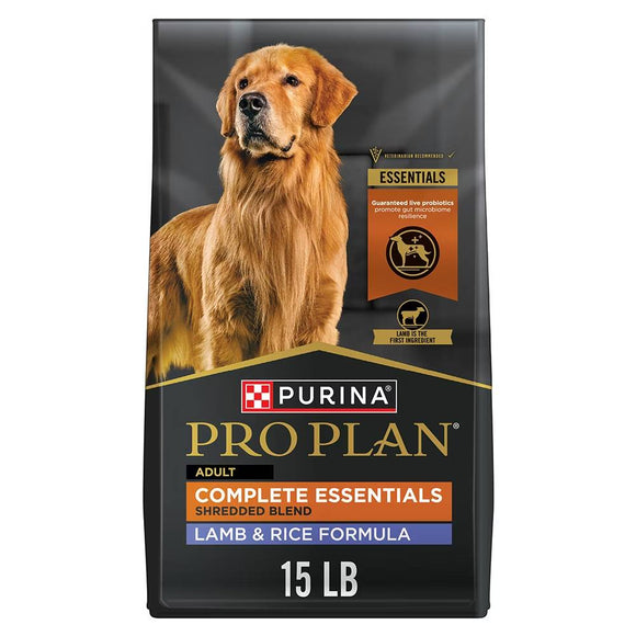 Purina Pro Plan Complete Essentials Adult Shredded Blend Lamb & Rice Formula (47 LB)