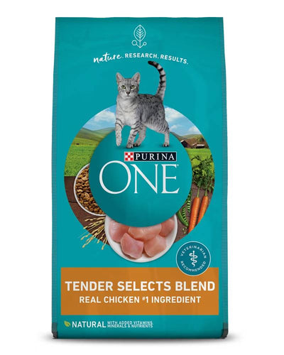 Purina ONE Tender Selects Blend With Real Chicken Dry Cat Food (3.5 LB)