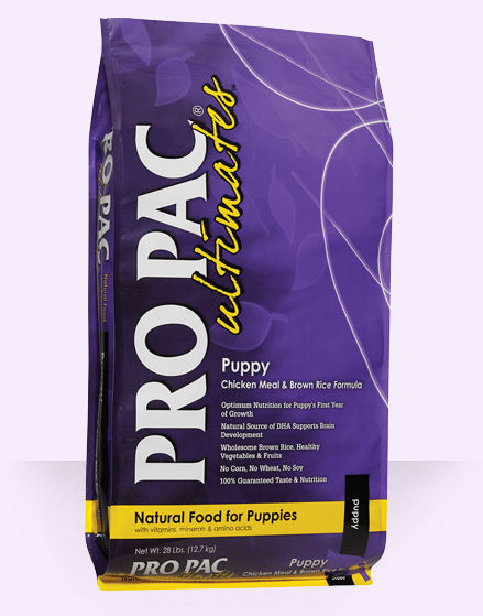 PRO PAC® Ultimates™ Puppy Chicken Meal & Brown Rice Formula (28-lb)