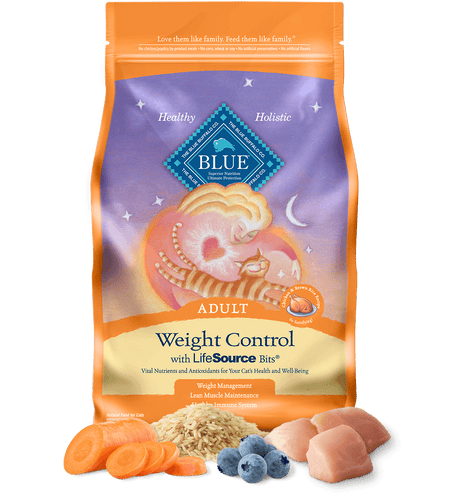 BLUE™ Weight Control Adult Cats Chicken and Brown Rice Recipe