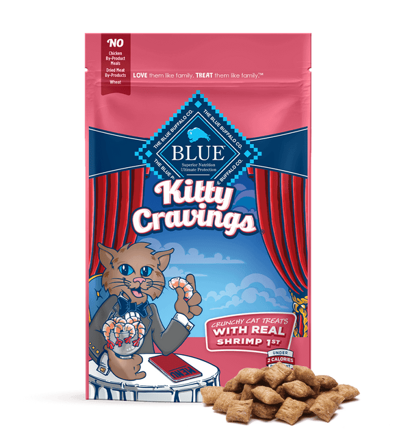 Blue Buffalo Kitty Cravings Shrimp Crunchy Cat Treats (2-oz)