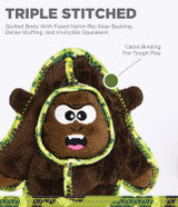 Outward Hound Xtreme Seamz Gorilla Dog Toy