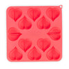 Messy Mutts Heart Shape Silicone Bake and Freeze Dog Treat Maker Molds
