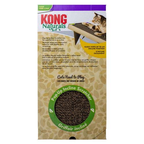 KONG Naturals® Pop-Up Incline Scratcher Cat Toy