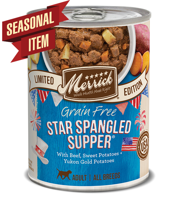 Merrick Grain Free Star Spangled Supper Seasonal Recipe (12.7 oz)