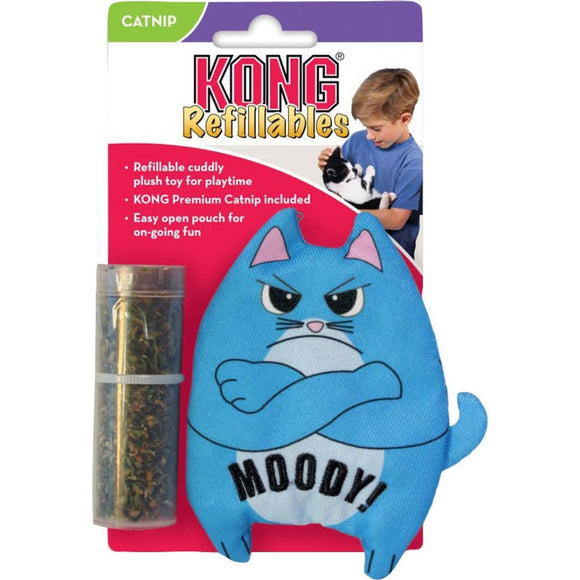 KONG REFILLABLES PURRSONALITY MOODY (BLUE)