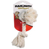 MAMMOTH FLOSSY CHEWS COTTON ROPE BONE (9 IN, WHITE)