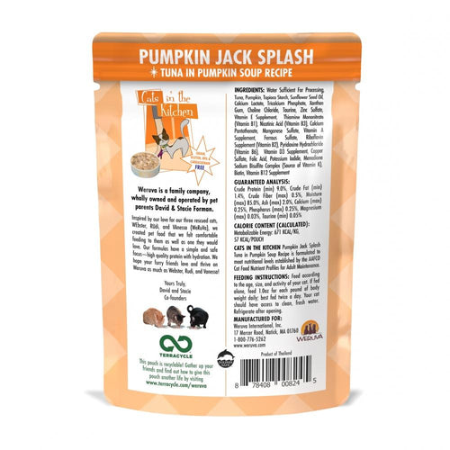 Weruva Cats In the Kitchen Pumpkin Jack Splash Pouches Wet Cat Food