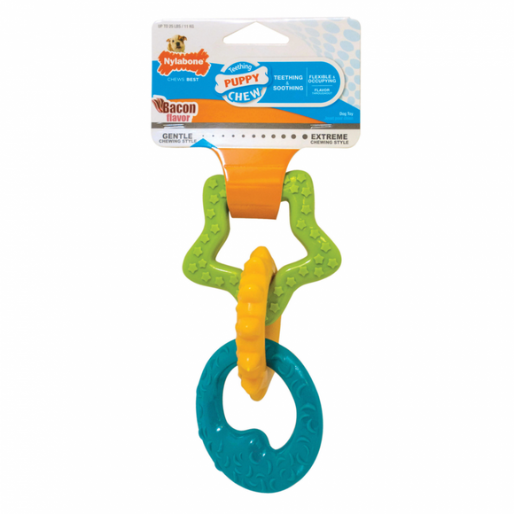 Nylabone Puppy Chew Teething Rings Dog Toy