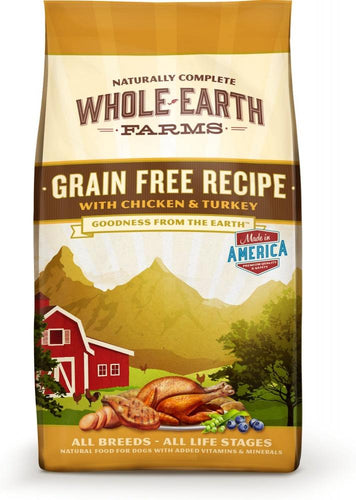 Whole Earth Farms Grain Free Recipe with Chicken and Turkey Dry Dog Food