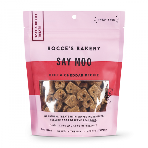 Bocce's Bakery Every Day Say Moooo Soft & Chewy Dog Treats