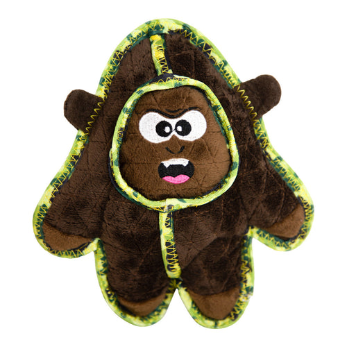 Outward Hound Xtreme Seamz Gorilla Dog Toy (Medium, Brown)