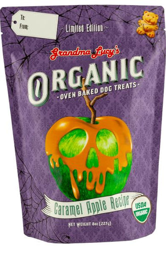 Grandma Lucy's Organic Caramel Apple Oven Baked Dog Treats (8-oz)