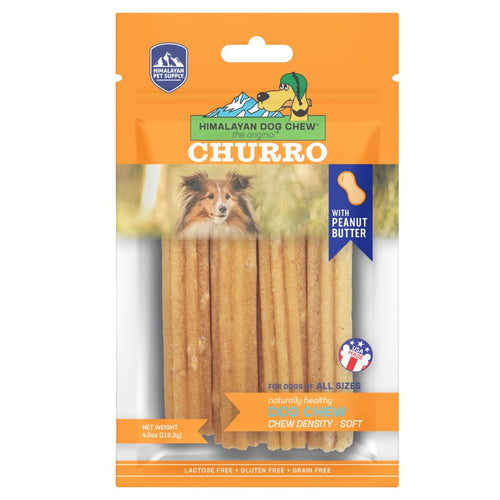 Himalayan Pet Supply Churro – Peanut Butter Dog Chew