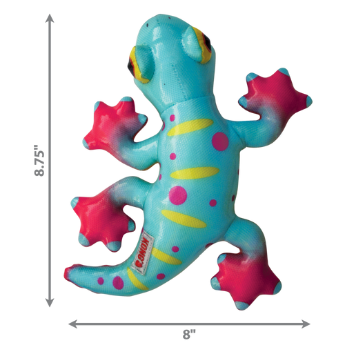 KONG Shieldz Tropics Gecko Dog Toy (Medium)